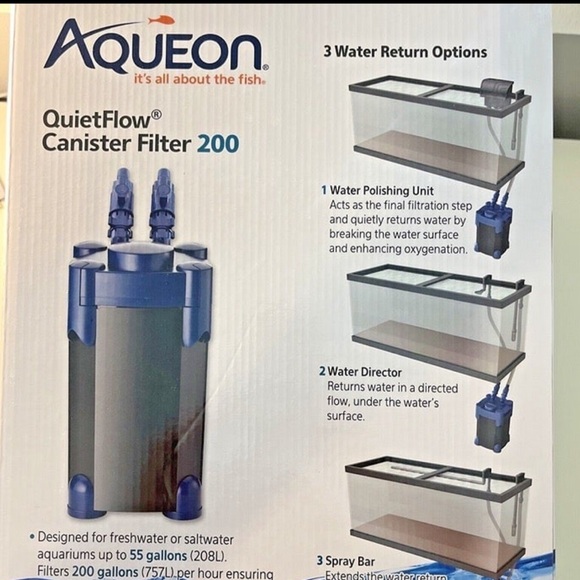 QuietFlow Canister Filter 200 - Blue brand new - Picture 2 of 8